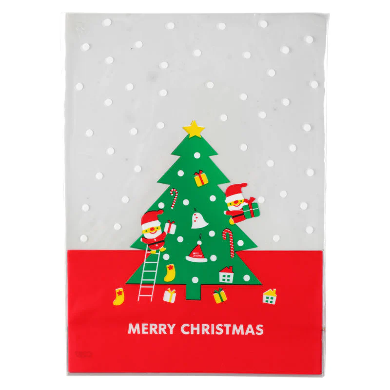 cookie bag x'mas c267 16x23cm 100pc (#202108) - Image 2
