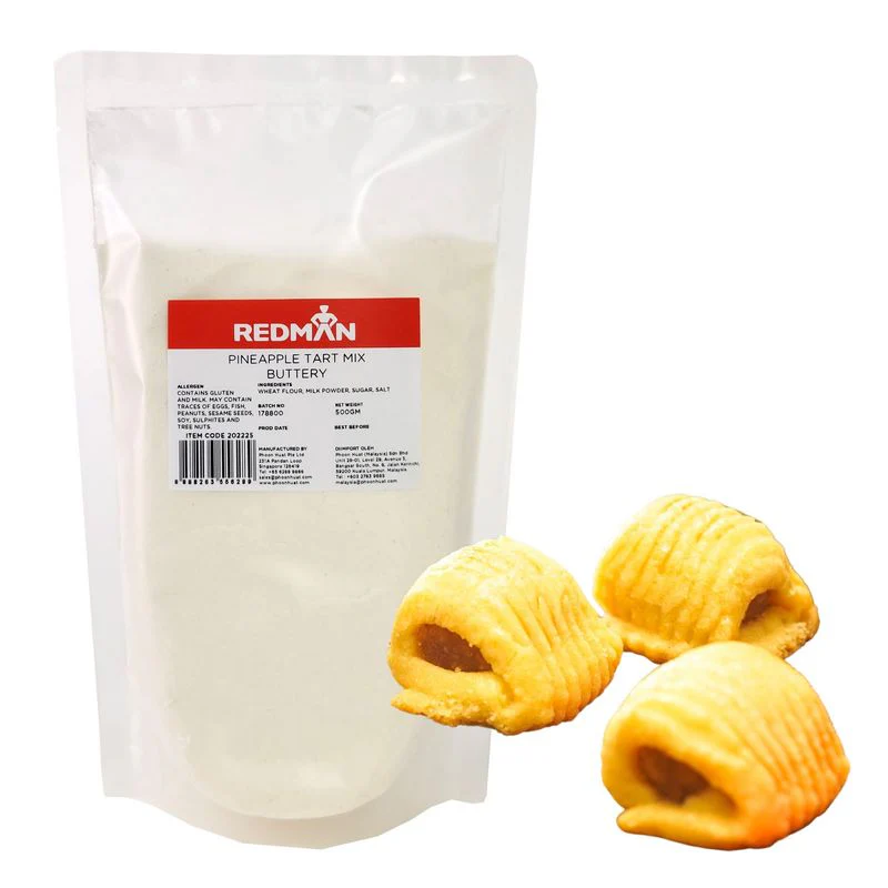 pineapple tart mix buttery 500g (#202225)