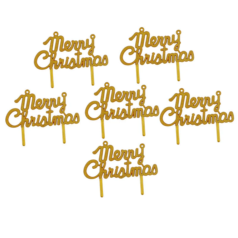 x'mas tag gold (l) c114 5pc (#202430) - Image 2
