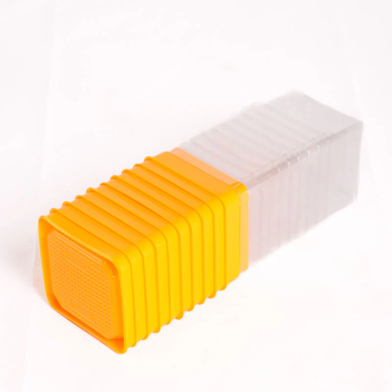 pet tray with lid square 54x54mm 10set (#202536)