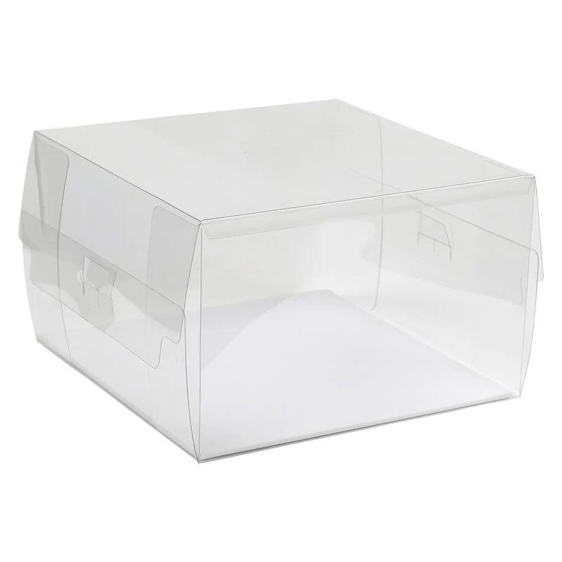 pvc display cake box+board 20x20xh13cm (#202634) - Image 2