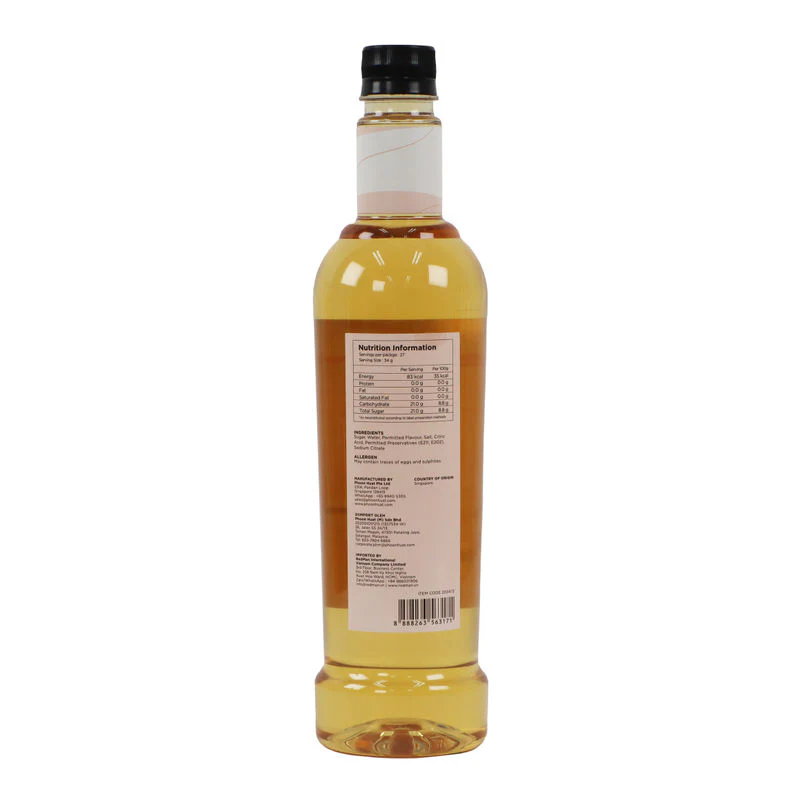 VANILLA FLAVOURED SYRUP 750ML (#203472) - Image 2