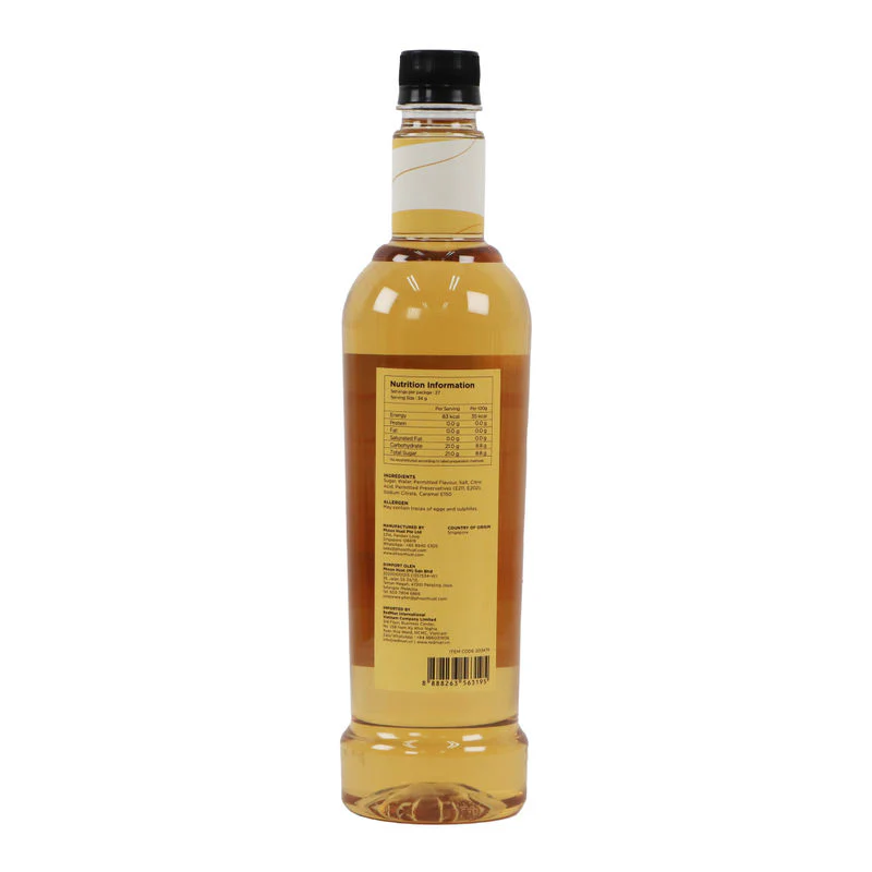 CARAMEL FLAVOURED SYRUP 750ML (#203474) - Image 2